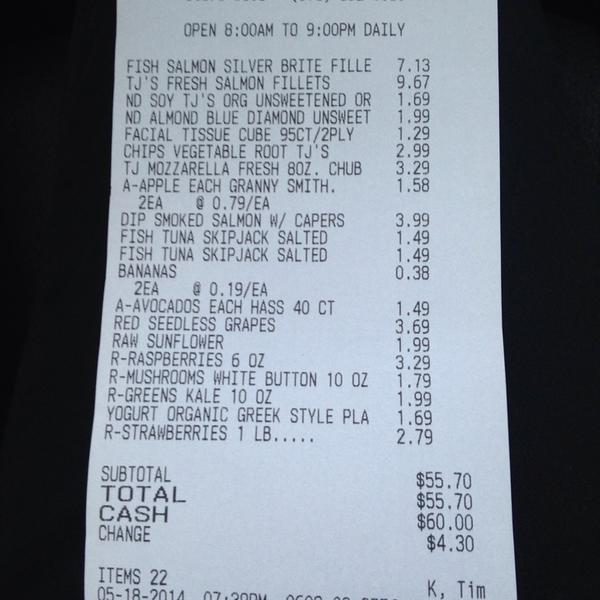 Photo taken at Trader Joe's by Victoria M. on 5/18/2014-纽泽西 韦恩汉堡收费公路1172(502州线) Photo taken at Trader Joe's by Victoria M. on 5/18/2014