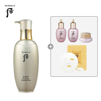 韩国LG直邮whoo/后 天气丹 華泫泡沫洁面膏 200ml 保湿