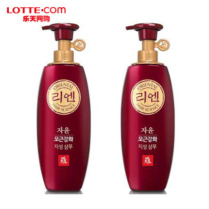LOTTE乐天网购 ReEn 滋润白檀香靓丽控油洗发水400ml * 2