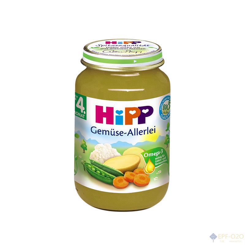 Hipp全德文包装喜宝混合蔬菜泥6个月以上婴幼儿190g Hipp全德文包装喜宝混合蔬菜泥6个月以上婴幼儿190g