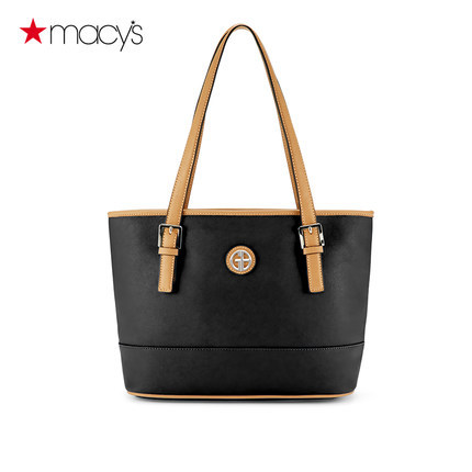 Macy's女士十字压纹托特包单肩手提包Giani Bernini2611863849 Macy's女士十字压纹托特包单肩手提包Giani Bernini2611863849