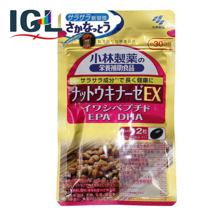 【直邮】小林制药纳豆激酶素EPA DHA 鲭鱼肽溶血栓降血脂30日60粒