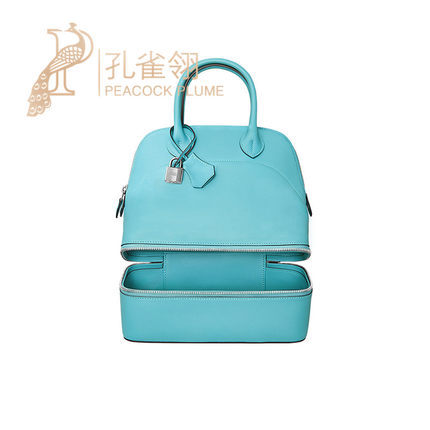 Hermes Parfums/爱马仕女包16春款小牛皮双拉链手提包H070388CK3Z Hermes Parfums/爱马仕女包16春款小牛皮双拉链手提包H070388CK3Z