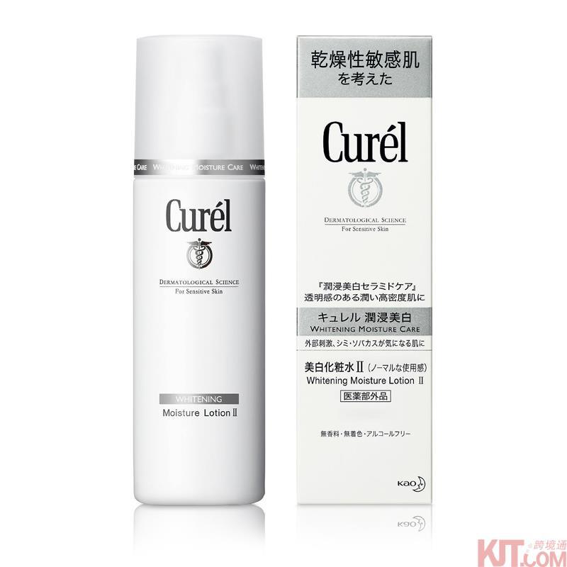 日本进口润浸美白化妆水-花王Curel珂润化妆水 润浸美白化妆水 美白护肤水 护肤化妆水140ml