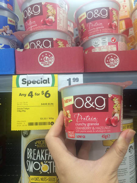 O&G早餐谷物水果口味