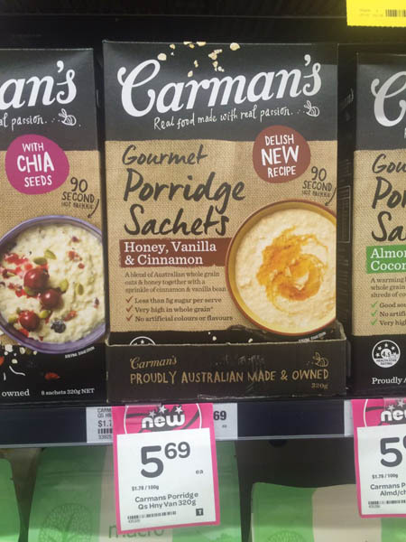 Carmands早餐谷物