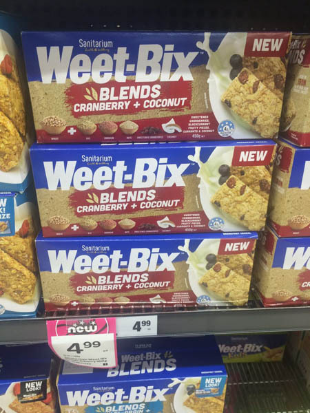 Weet-Bix早餐谷物坚果口味