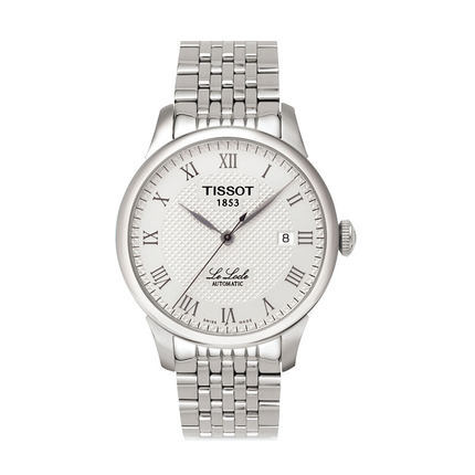 瑞士手表 天梭男表 天梭力洛克 手表男 机械表 钢带T41.1.483.33