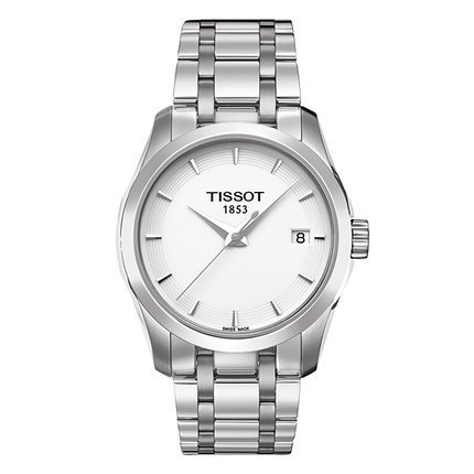 瑞士手表 天梭女表 手表女 石英表  钢带表 T035.210.11.011.00