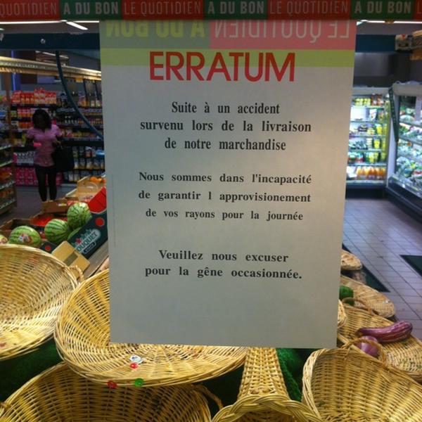 Photo taken at Monoprix by Manuel C. on 9/3/2012