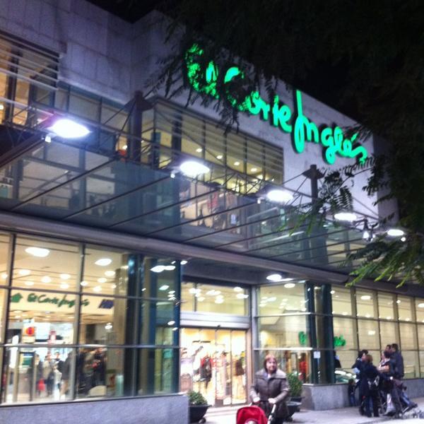Photo taken at El Corte Inglés by Franb217 on 1/26/2013