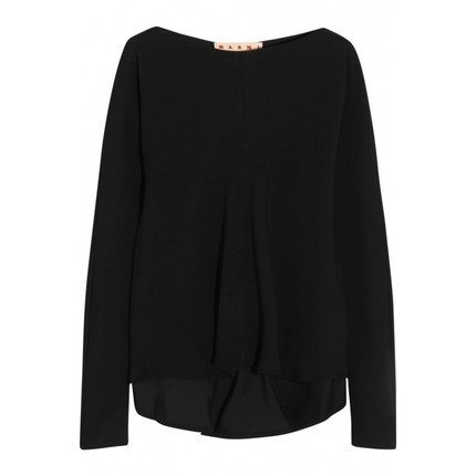 Marni 女装 女式长袖t恤 Q01754281 Black