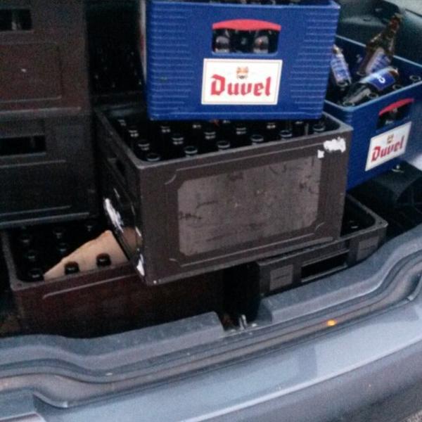 Photo taken at Colruyt by Sara S. on 3/1/2014