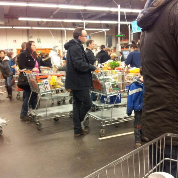 Photo taken at Colruyt by Francois Y. on 12/23/2013