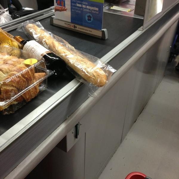 Photo taken at Carrefour Market by Ilja K. on 3/2/2013