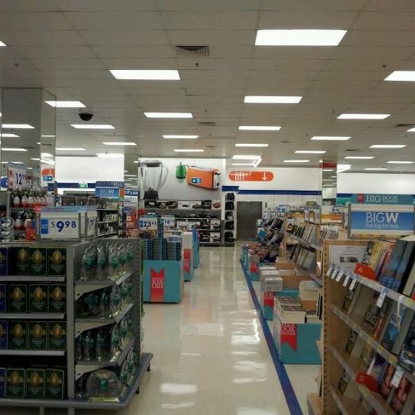 Photo taken at Big W by Amit P. on 4/1/2012