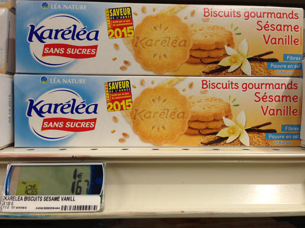karelea无糖香草饼干