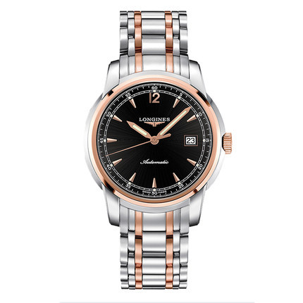 全球联保 浪琴Longines索伊米亚系列机械男表L2.766.5.59.7