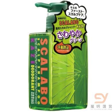 日本进口清新洗发水-Scalabo无硅养发洗发水 KAZE风 除汗臭清新秀发 日本进口清新洗发水-Scalabo无硅养发洗发水 KAZE风 除汗臭清新秀发