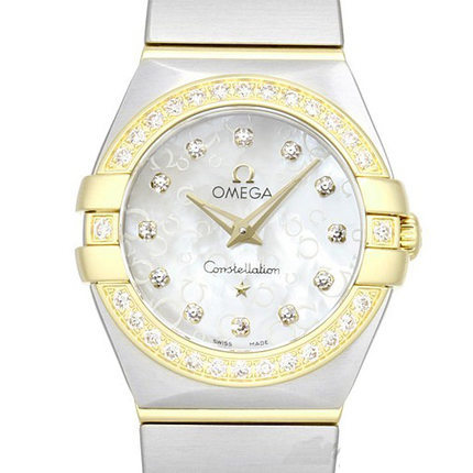 瑞士手表  欧米茄Omega手表女 石英表 钢带 123.25.24.60.55.010