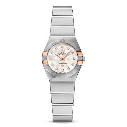 全球联保 欧米茄星座系列手表 石英女士腕表123.20.24.60.55.005