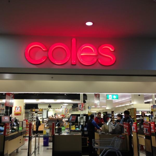 Photo taken at Coles by Hagumi on 8/14/2012