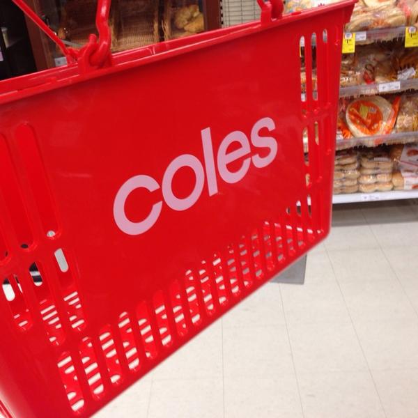 Photo taken at Coles by Philipp R. on 3/20/2014