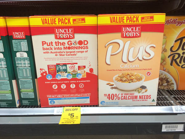 Uncle Tobys Oat Crisp Almond 415g Uncle Tobys Oat Crisp Almond 415g