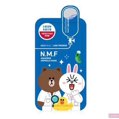 韩国 clinie/可莱丝克莱斯line friends水库面膜 N.M.F 补水保湿