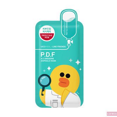 clinie/可莱丝克莱斯line friends水库面膜 P.D.F 舒缓肌肤适合油性和敏感性皮肤