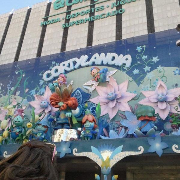 Photo taken at El Corte Inglés by Monica V. on 12/8/2012