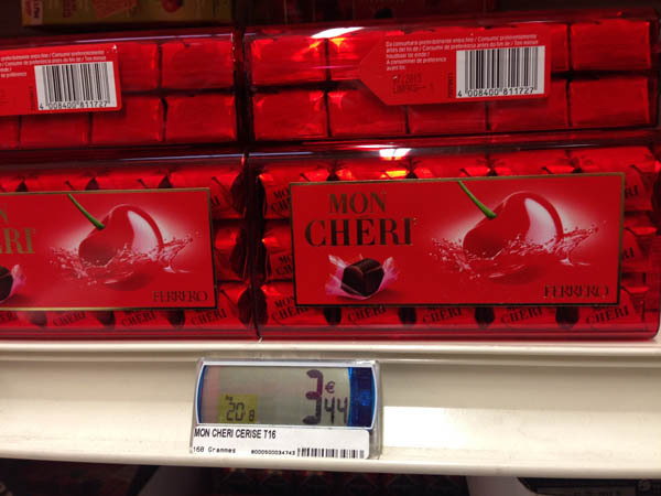 mon cheri樱桃巧克力