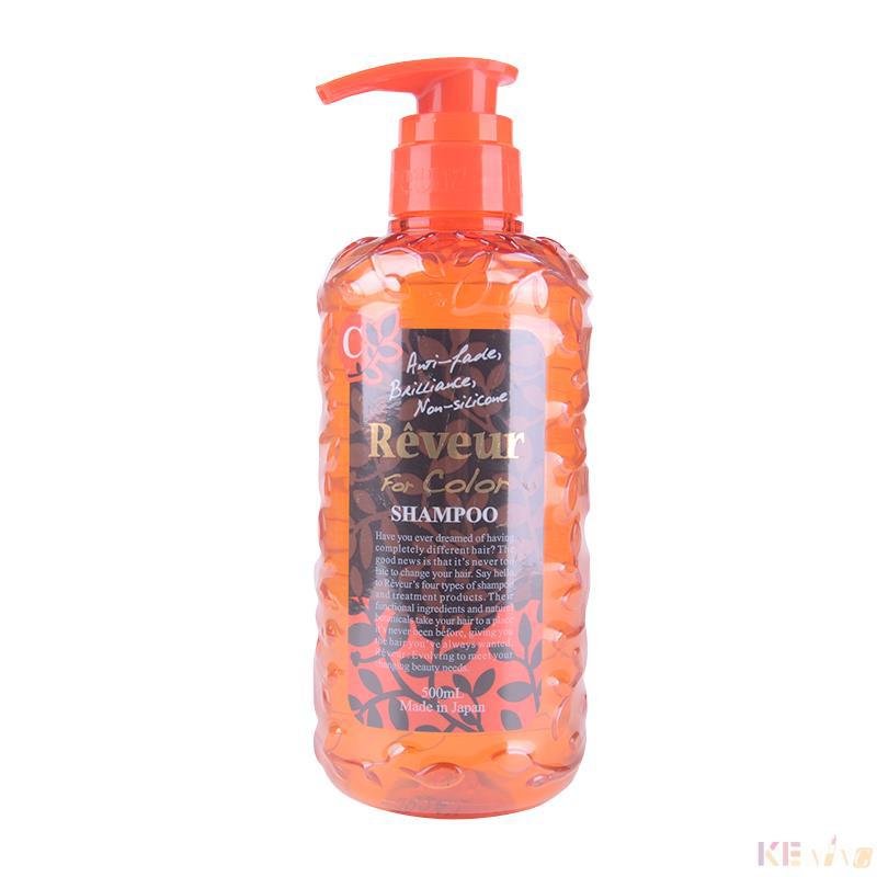 Reveur SCALP 无硅橙色洗发水 护色保湿