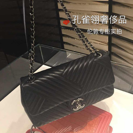 Chanel/香奈儿chanel女包15新款纯色斜纹单肩包 车缝线羊皮口盖包 Chanel/香奈儿chanel女包15新款纯色斜纹单肩包 车缝线羊皮口盖包