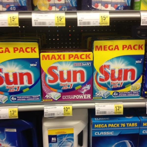 Photo taken at Proxy Delhaize by Lucàà S. on 3/27/2013