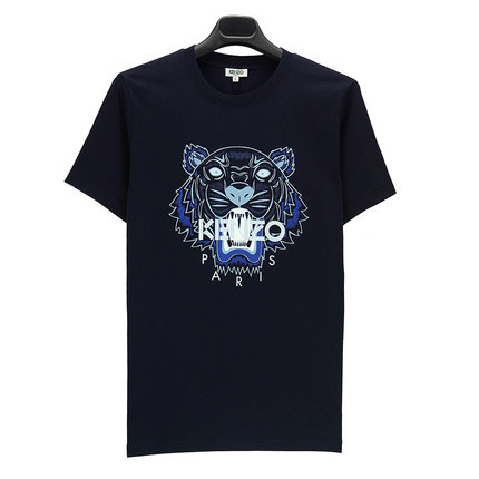 正品 KENZO 16年春夏 男士虎头印花撞色短袖T恤 4YC 5TS050
