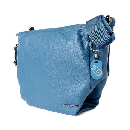 [新罗免税店]Mandarina duck/鸳鸯 蓝紫色纯牛皮斜挎包FZT0210V