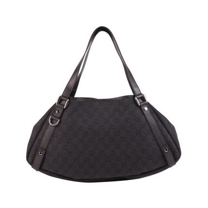 正品 GUCCI/古奇 帆布船型单肩手提女包293578 正品 GUCCI/古奇 帆布船型单肩手提女包293578