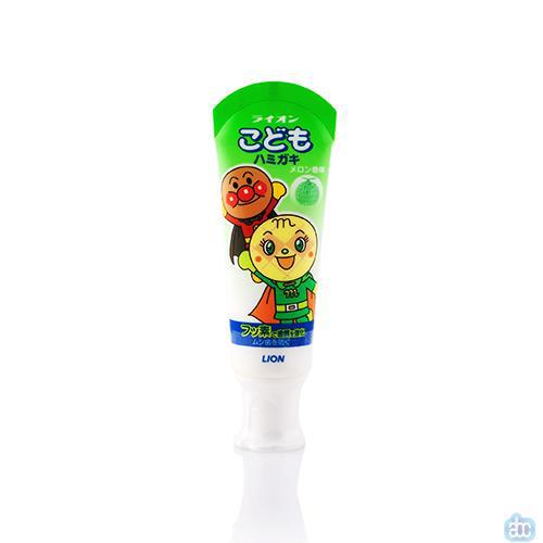 日本进口宝宝牙膏-LION狮王面包超人儿童牙膏 宝宝牙膏 蜜瓜味40g
