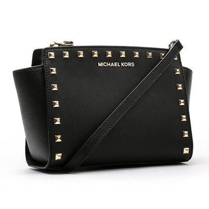 美国直邮Michael Kors女士手提包MK经典笑脸铆钉真皮女包单肩包 美国直邮Michael Kors女士手提包MK经典笑脸铆钉真皮女包单肩包
