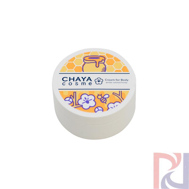 日本原装 箔座(HAKUZA) CHAYA cosme 身体润肤霜(含金箔) 琥珀蜂蜜香 50g