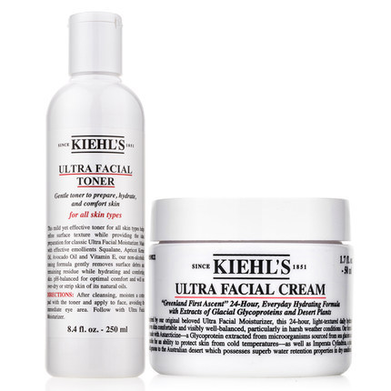 Kiehl's科颜氏 高保湿精华爽肤水250ml+保湿霜50ml 包邮 Kiehl's科颜氏 高保湿精华爽肤水250ml+保湿霜50ml 包邮