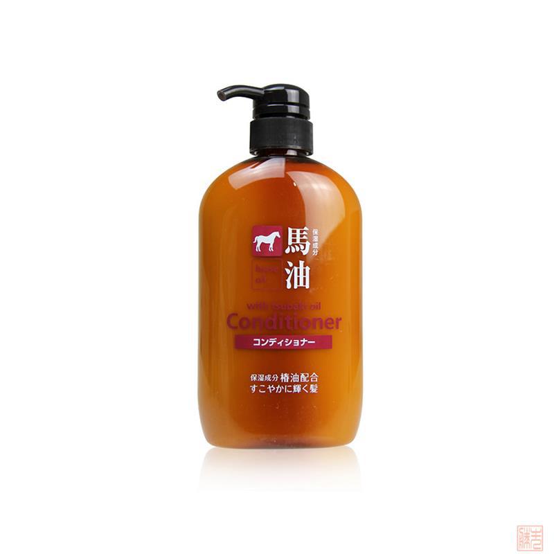 【胜先优选】 熊野油脂 无硅弱酸性马油护发素 600ML/瓶(含税)