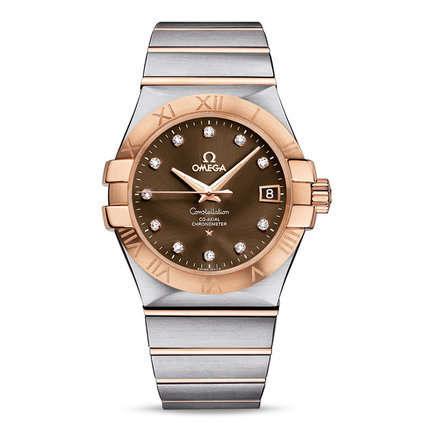 全球联保 欧米茄星座系列 瑞士自动机械男表123.20.35.20.63.001