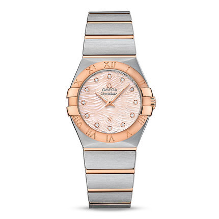 全球联保 欧米茄星座系列 石英表 女士手表 123.20.27.60.57.004