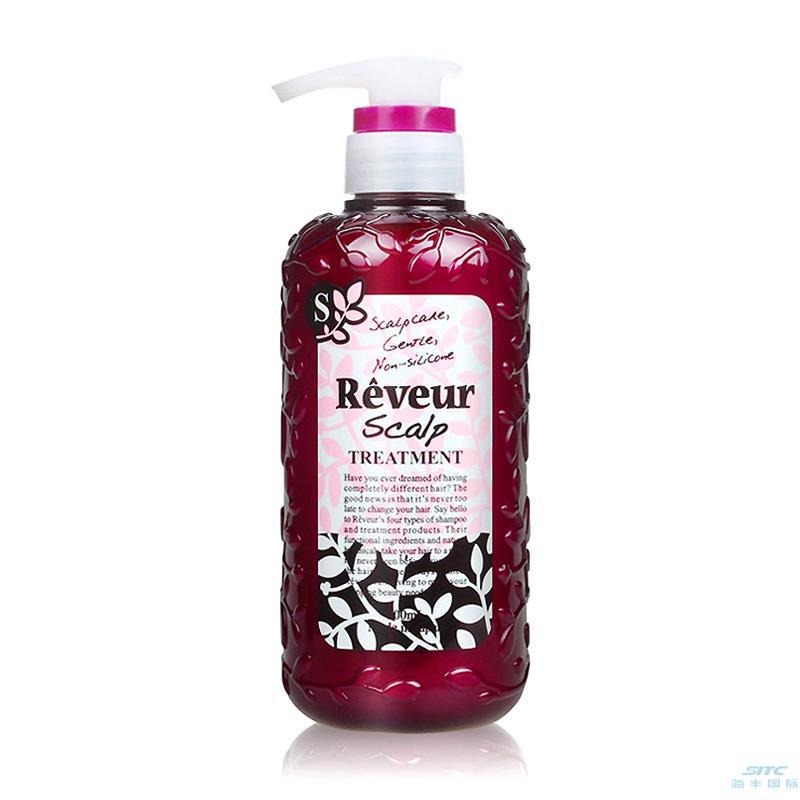 日本Reveur SCALP 无硅油洗发水烫染受损洗发露护发素 粉色护发素-头皮护理型