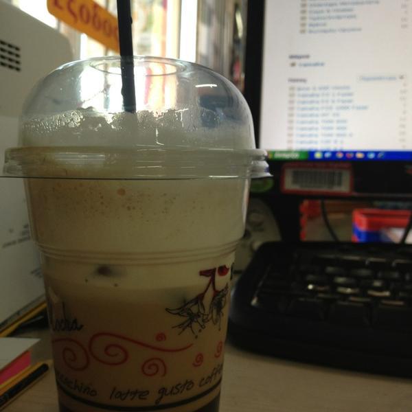 Photo taken at Σαπουνας Super Market by Θεόφιλος Σ. on 3/18/2014