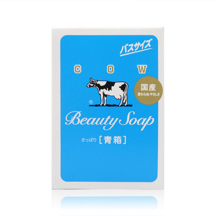 【日本直邮】cow/牛乳石碱香皂 身体皂 牛奶保湿洁面皂 清爽135g
