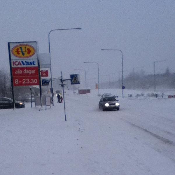 Photo taken at ICA Supermarket Väst by Steph S. on 12/4/2012