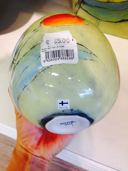 芬兰进口万圣节彩蛋-Pentik万圣节彩蛋 装饰 陶瓷彩蛋摆件